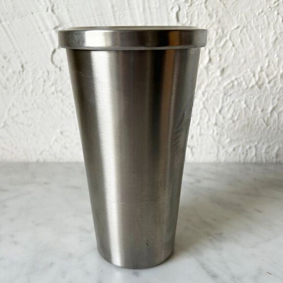 Starbucks Stainless Steel Tumbler Cold Cup Classic Mermaid Logo 16 oz 2014 - Picture 4 of 7